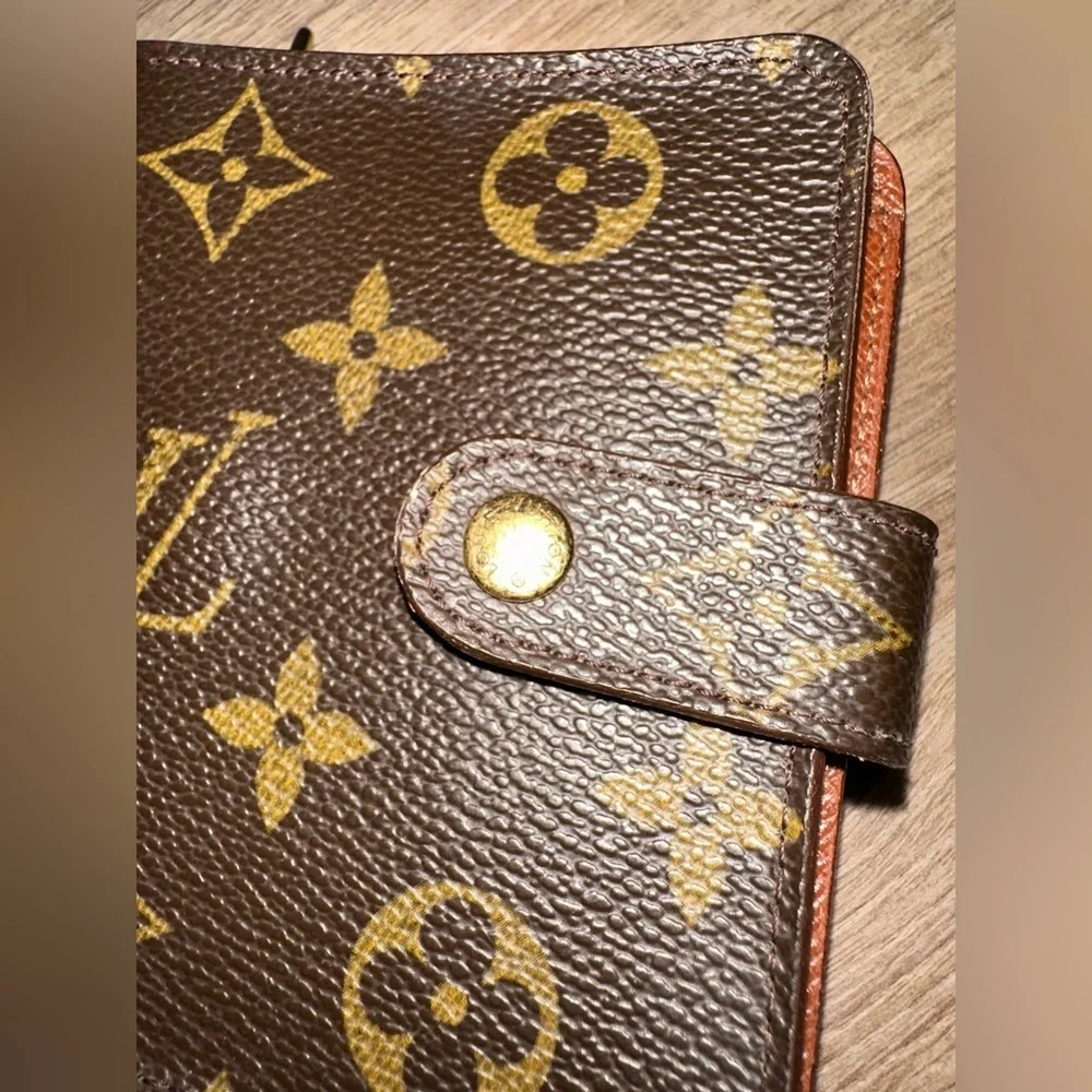 Louis Vuitton Brown and Gold Monogram Wallet